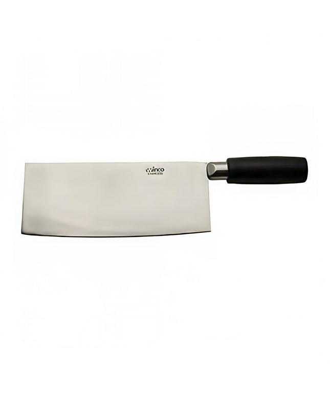 Dao Phay Trung Hoa Winco KC-601 20.3 cm Cán Nhựa Đen, Thép Không Gỉ