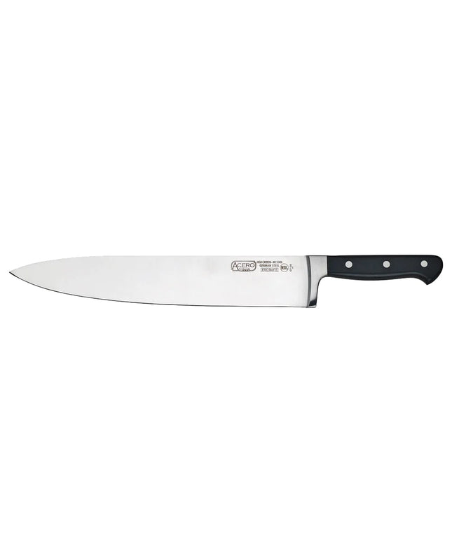 Dao Bếp Trưởng Winco KFP-120 30.5 cm Nguyên Khối Thép Carbon Rèn Cán POM