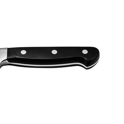 Dao Đầu Bếp Winco KFP-85 20.3 cm Thép Carbon Đức Rèn Nguyên Khối Bolster Ngắn Tay Cầm POM