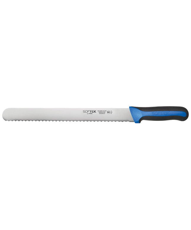 Dao Thái Lượn Sóng Winco KSTK-121 30.5 cm Lưỡi Thép Carbon Cao Tay Cầm TPR Đen/Xanh