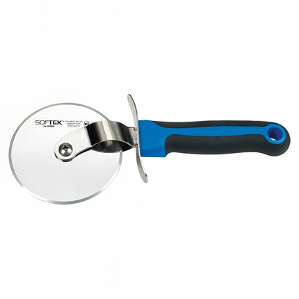 Dao Cắt Pizza Winco KSTK-40 10.2 cm Tay Cầm Nhựa Đen/Xanh Dương Thép Không Gỉ