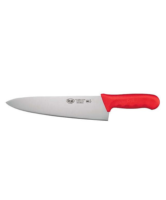 Dao Nấu Ăn Rộng Winco KWP-100R 25.4 cm Cán Polypropylene Đỏ