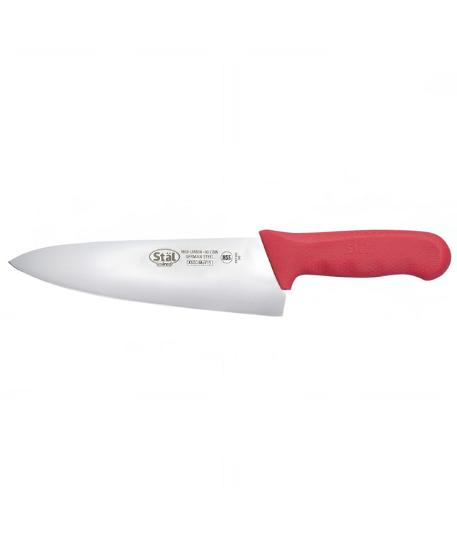 Dao Đầu Bếp Winco KWP-80R 20.3 cm Cán Polypropylene Đỏ Thép Đức Carbon Cao