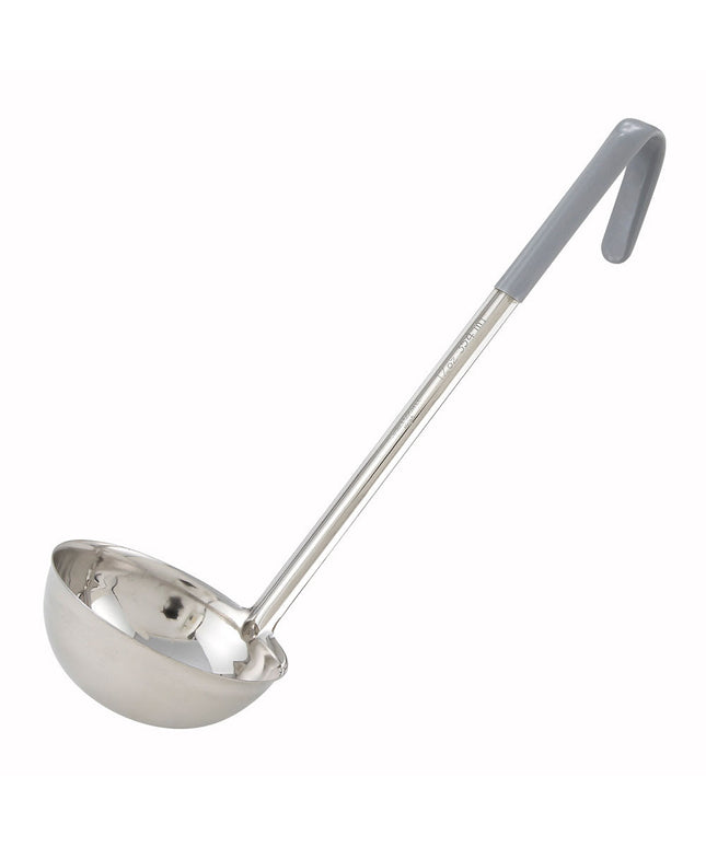 Muôi Múc Winco LDC-12 355 ml Thép Không Gỉ Tay Cầm Xám
