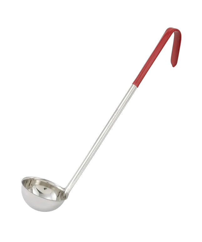 Muôi Múc Mã Màu Winco LDC-2 59 ml Tay Cầm 31.8 cm 1 Mảnh Đỏ