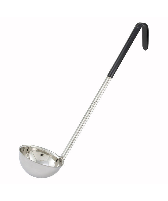 Muôi Múc Winco LDC-6 177 ml Thép Không Gỉ Tay Cầm Đen