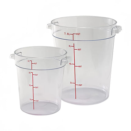 Hộp Đựng Thực Phẩm Tròn Winco PCRC-2 1.9 lít - Polycarbonate, Trong Suốt
