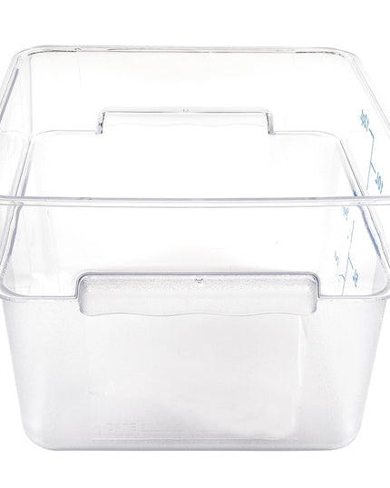 Winco PCSC-12C Hộp Đựng Thực Phẩm Vuông 11.4 lít Polycarbonate Trong Suốt