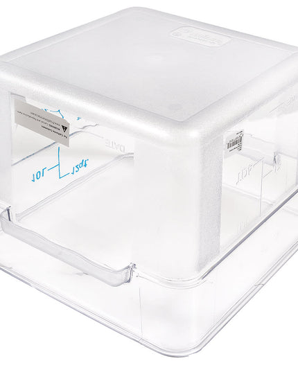Winco PCSC-12C Hộp Đựng Thực Phẩm Vuông 11.4 lít Polycarbonate Trong Suốt