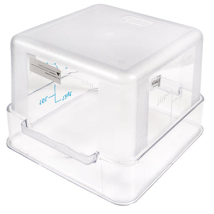 Winco PCSC-12C Hộp Đựng Thực Phẩm Vuông 11.4 lít Polycarbonate Trong Suốt