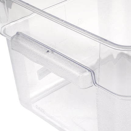 Winco PCSC-12C Hộp Đựng Thực Phẩm Vuông 11.4 lít Polycarbonate Trong Suốt