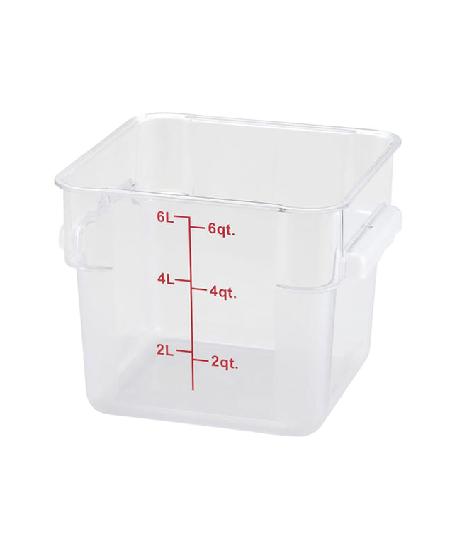 Hộp Đựng Thực Phẩm Vuông Winco PCSC-6C 5.7 lít Polycarbonate Trong Suốt
