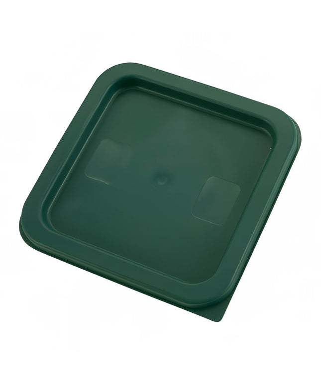 Winco PECC24 Nắp Đậy Hộp Đựng Thực Phẩm Vuông 2 & 3.8 lít - Polyethylene, Màu Xanh Lá