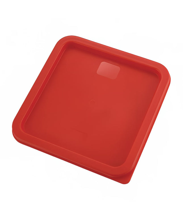 Winco PECC68 Nắp Vuông Cho Hộp Đựng Thực Phẩm 6 & 7.6 lít, Polyethylene, Đỏ
