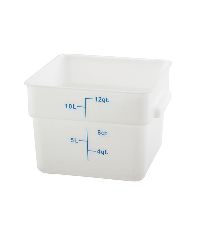 Hộp Đựng Thực Phẩm Vuông Winco PESC-12 11.4 lít Polypropylene Màu Trắng