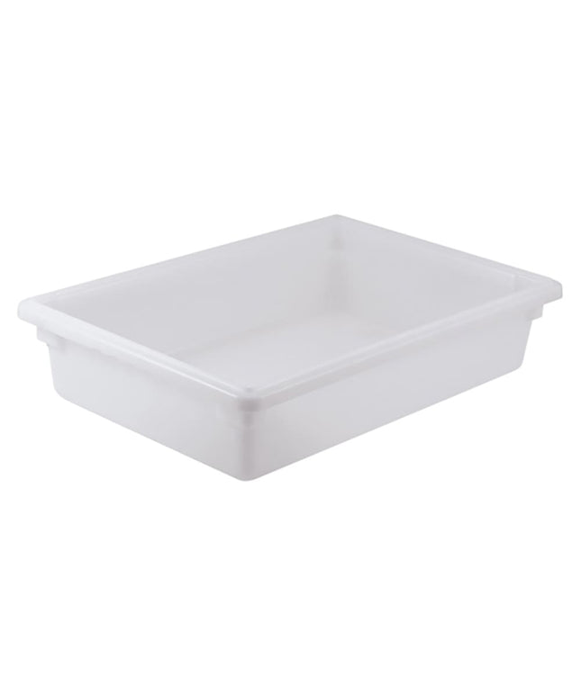 Winco PFFW-6 Hộp Bảo Quản Thực Phẩm 34.1 lít - 45.7 cm x 66 cm x 15.2 cm, Polypropylene, Trắng