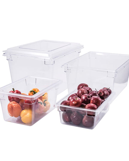 Hộp Đựng Thực Phẩm Winco PFSF-3 18.9 lít - 66 cm x 45.7 cm x 3 1/5.1 cm, Trong Suốt