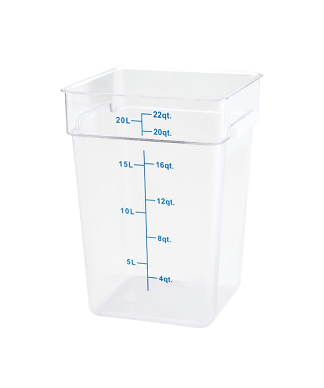 Hộp Đựng Thực Phẩm Vuông Winco PTSC-22 20.8 lít - Trong Mờ