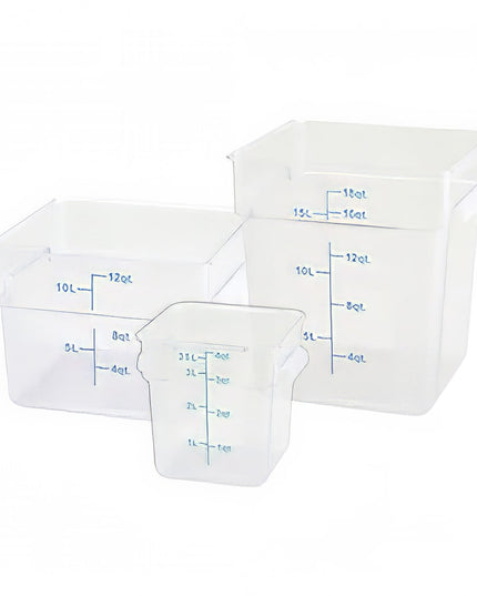 Hộp Đựng Thực Phẩm Vuông Winco PTSC-2 1.9 lít - Trong Mờ