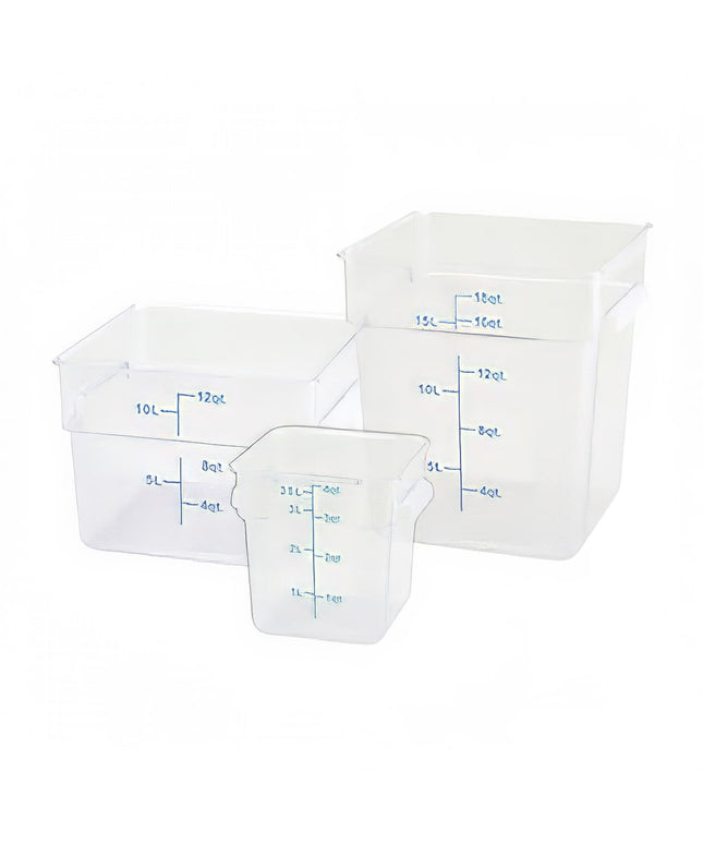 Hộp Đựng Thực Phẩm Vuông Winco PTSC-2 1.9 lít - Trong Mờ
