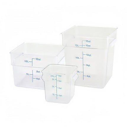 Hộp Đựng Thực Phẩm Vuông Winco PTSC-2 1.9 lít - Trong Mờ