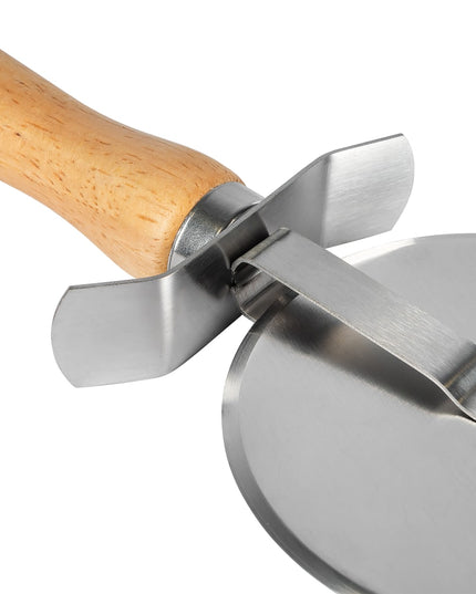 Dao Cắt Pizza Winco PWC-4 10.2 cm Cán Gỗ, Thép Không Gỉ