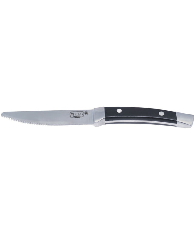 Dao Bít Tết Winco SK-22 12.7 cm Tay Nhựa Đen Thép Không Gỉ