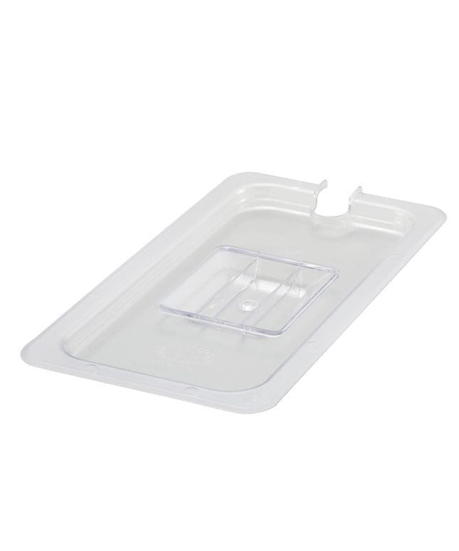 Winco SP7300C Nắp Khay Thực Phẩm Poly-Ware Cỡ 1/3 Có Rãnh Polycarbonate