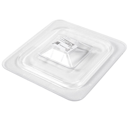 Winco SP7600S Nắp Khay Thực Phẩm Poly-Ware, Kích Thước 1/6, Đặc, Polycarbonate, NSF