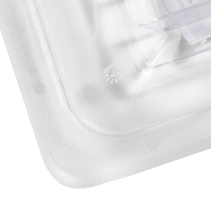 Winco SP7600S Nắp Khay Thực Phẩm Poly-Ware, Kích Thước 1/6, Đặc, Polycarbonate, NSF