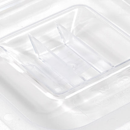 Winco SP7600S Nắp Khay Thực Phẩm Poly-Ware, Kích Thước 1/6, Đặc, Polycarbonate, NSF