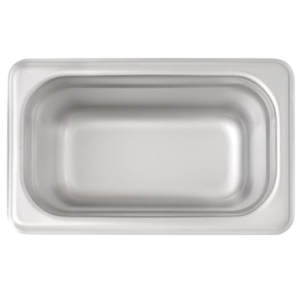Khay Hấp Winco SPJL-904 Một Phần Chín Kích Thước Thép Không Gỉ