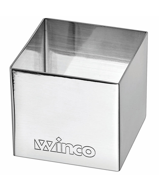 Khuôn Bánh Vuông Winco SPM-22S 5.1 x 5.1 cm Thép Không Gỉ