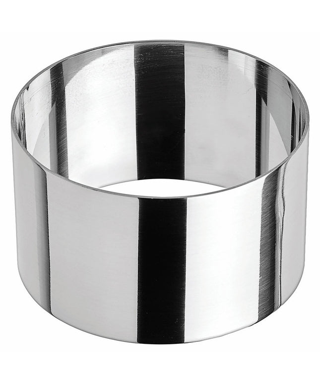 Khuôn Bánh Tròn Winco SPM-31R 7.6 x 4.4 cm Thép Không Gỉ
