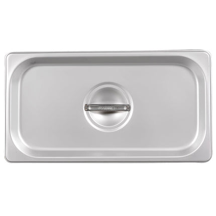 Nắp Khay Hấp Cỡ 1/3 Winco SPSCT Thép Không Gỉ
