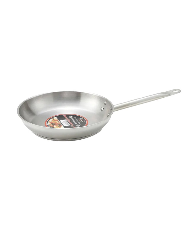 Chảo Rán Thép Không Gỉ Winco SSFP-11 27.9 cm Tay Cầm Kim Loại Đặc