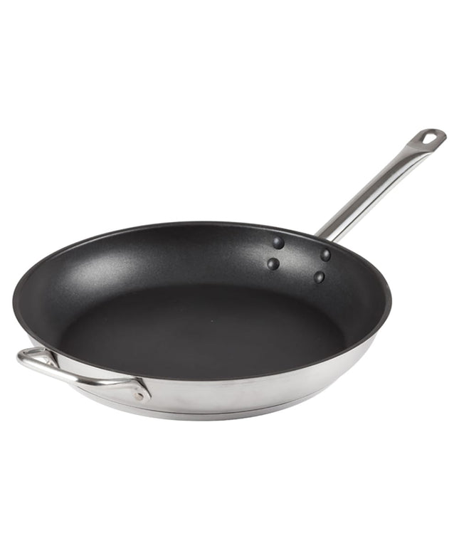 Chảo Rán Thép Chống Dính Winco SSFP-12NS 31.8 cm Tay Cầm Kim Loại Đặc