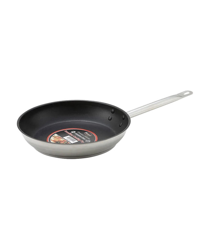 Chảo Rán Thép Chống Dính Winco SSFP-14NS 35.6 cm Tay Cầm Kim Loại