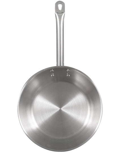 Chảo Rán Thép Không Gỉ Winco SSFP-9 24.1 cm Tay Cầm Kim Loại Đặc