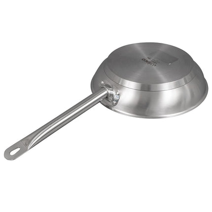 Chảo Rán Thép Không Gỉ Winco SSFP-9 24.1 cm Tay Cầm Kim Loại Đặc