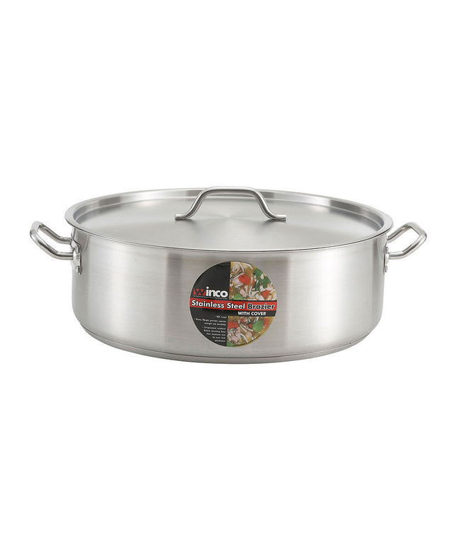 Nồi Om Winco SSLB-15 Thép Không Gỉ 14 l