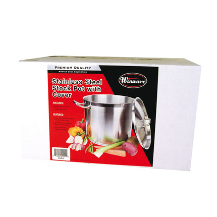 Nồi Hầm Winco SST-80 75.7 l Thép Không Gỉ Nắp Từ Tính