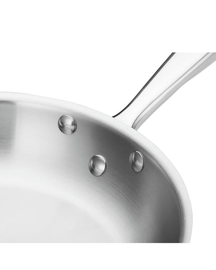 Chảo Chiên Thép Không Gỉ Winco TGFP-12 30.5 cm Tay Cầm Kim Loại Đặc