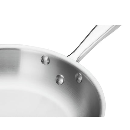 Chảo Chiên Thép Không Gỉ Winco TGFP-12 30.5 cm Tay Cầm Kim Loại Đặc
