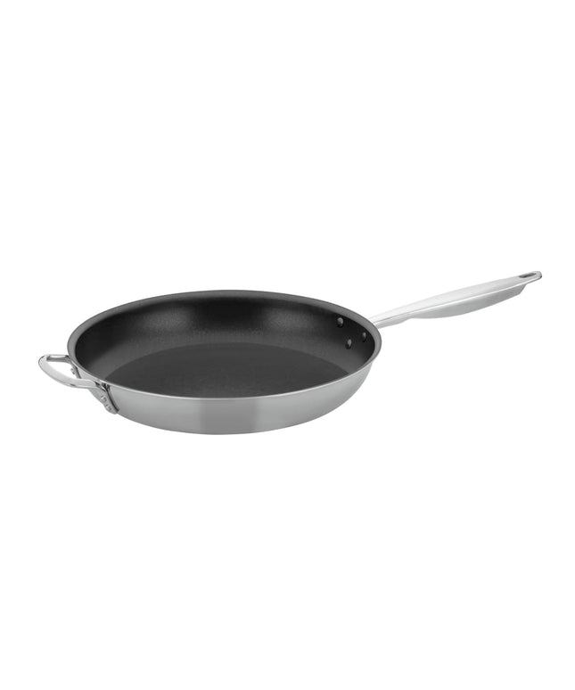 Chảo Rán Winco TGFP-14NS 35.6 cm Thép Không Dính Tay Cầm Kim Loại Đặc
