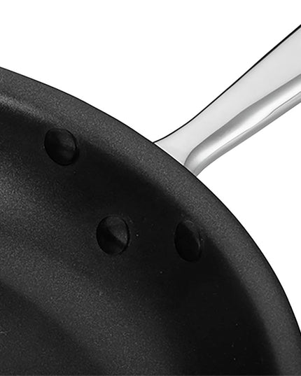 Chảo Rán Winco TGFP-8NS Thép Chống Dính 20.3 cm Tay Cầm Kim Loại