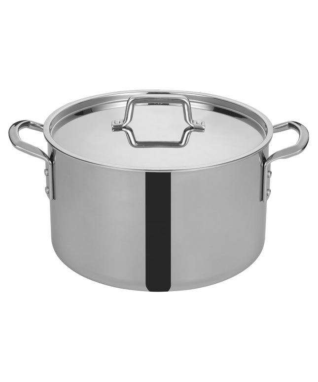 Nồi Inox Winco TGSP-16 15.1 lít Có Nắp Từ