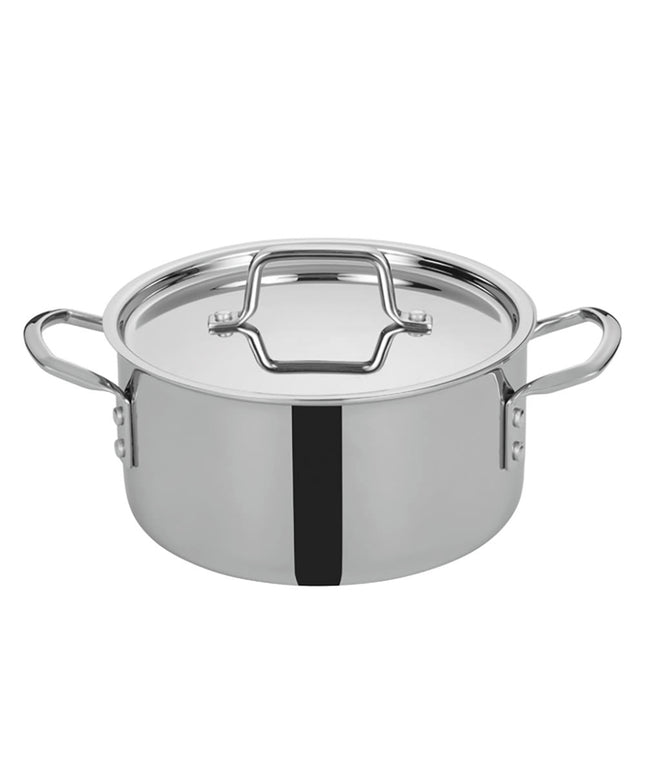 Nồi Hầm Winco TGSP-4 4.3 l Thép Không Gỉ Nắp Từ Tính