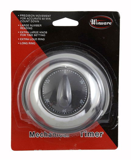 Đồng Hồ Hẹn Giờ Cơ Winco TIM-78 Chuông Dài Thép Không Gỉ