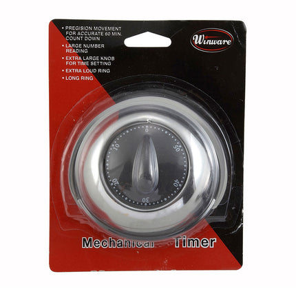 Đồng Hồ Hẹn Giờ Cơ Winco TIM-78 Chuông Dài Thép Không Gỉ